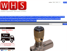 Tablet Screenshot of hydraulic-shop.co.uk